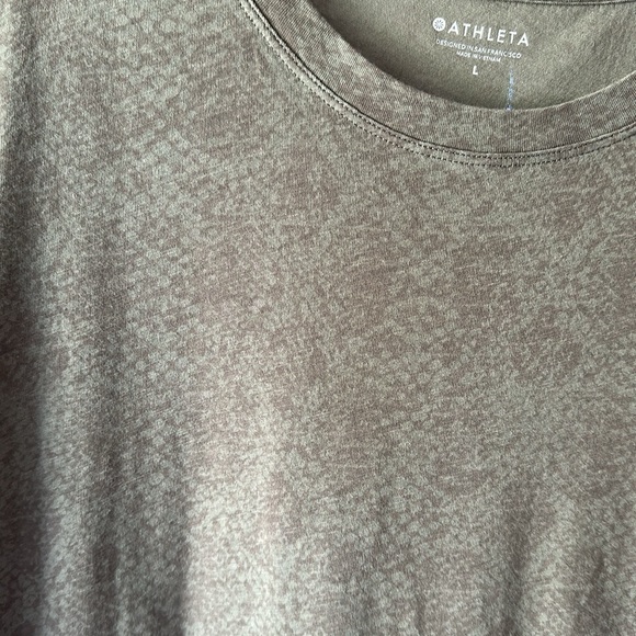 Athleta Snakeskin Short Sleeve Tee - Picture 3 of 4
